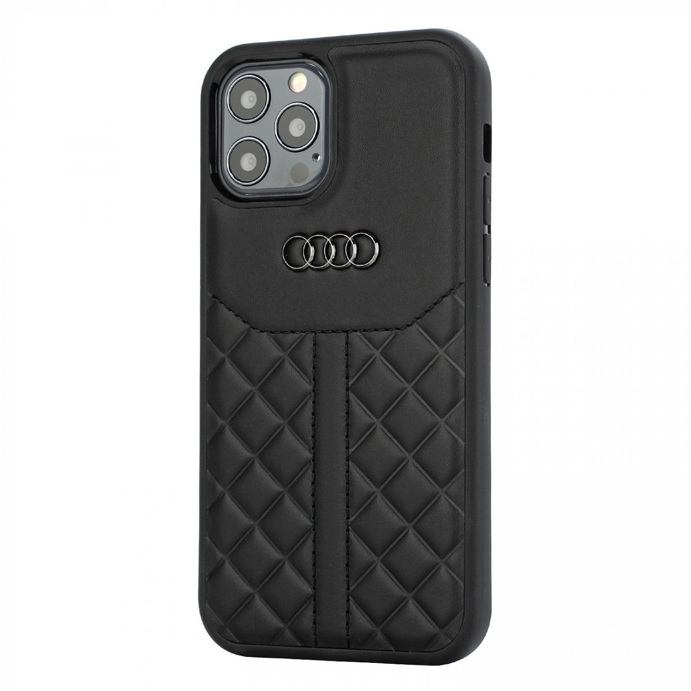 Graag gedaan boezem glas Audi iPhone 13 Back cover hoesje - Zwart - Q8 Serie - Genuine Leather - GSM  Centre Westermarkt ✓🚚 Voor 20:00 besteld morgen in huis ✓